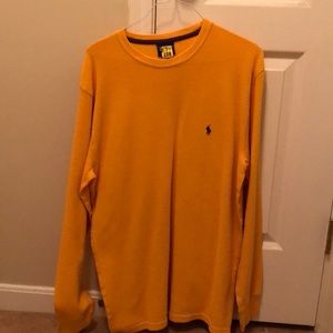 Long sleeve polo thermal